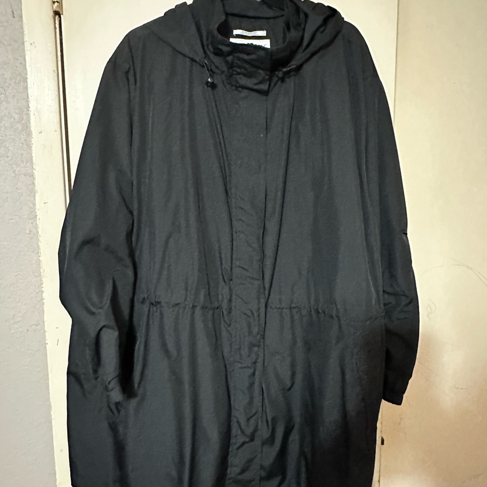 Ava & Viv Water Resistant Black Jacket